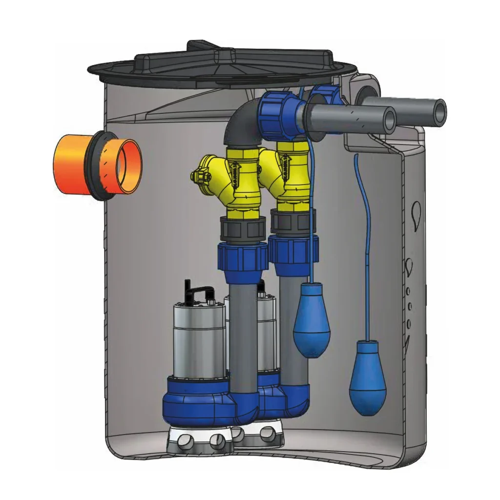 Speroni DRAINBOX 400 – SX 1200 – pumpna stanica za otpadne vode u polietilenskom rezervoaru